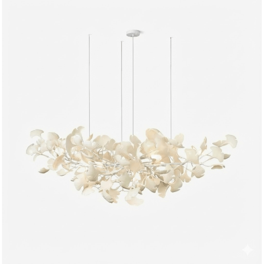 Kwiatowy Metalowy Żyrandol LED