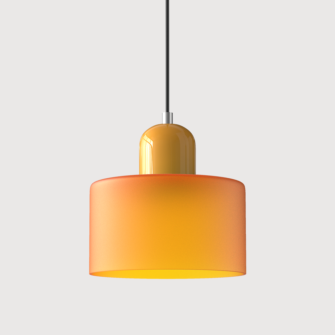 Szklana Lampa Wisząca Bauhaus