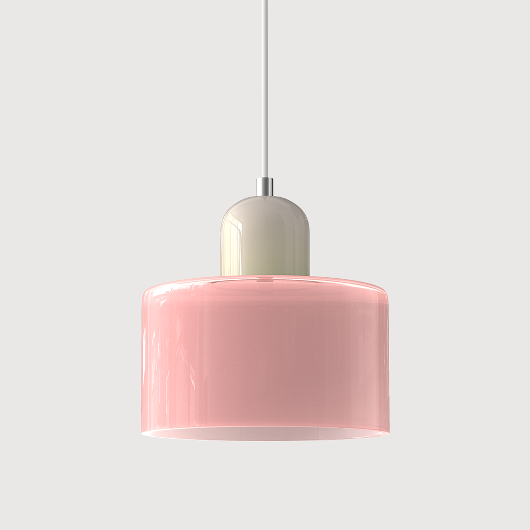 Szklana Lampa Wisząca Bauhaus