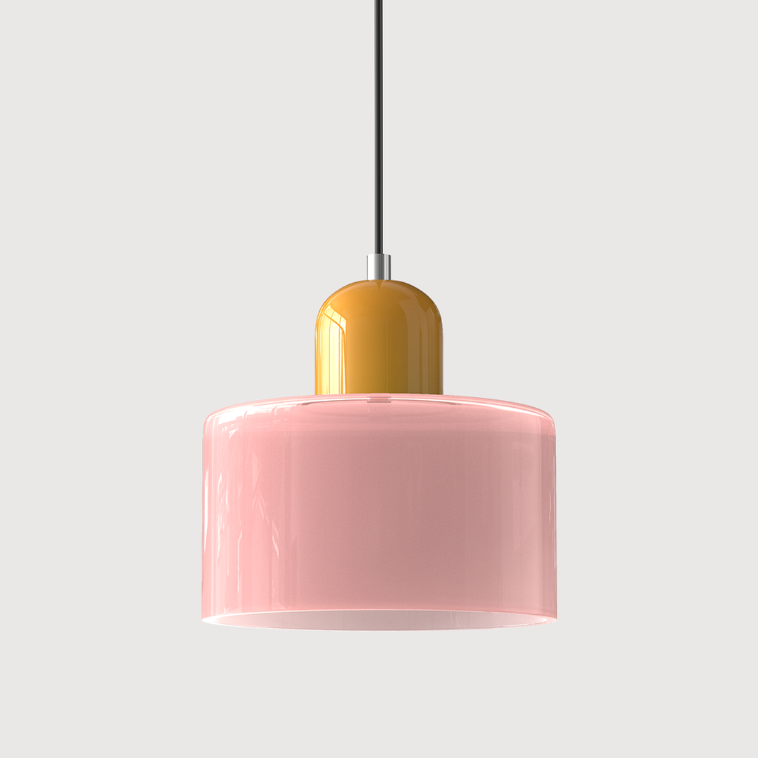 Szklana Lampa Wisząca Bauhaus