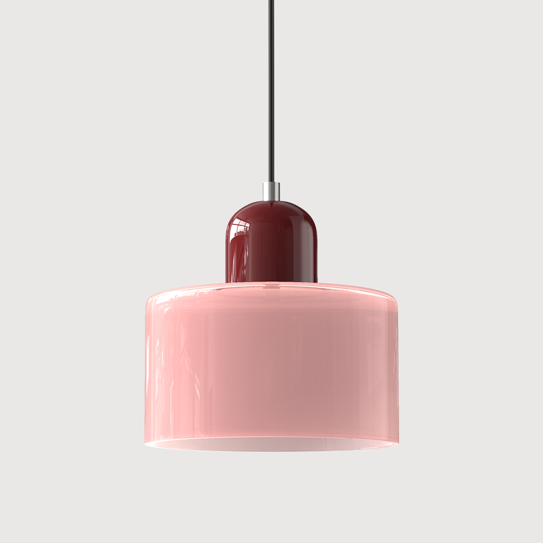 Szklana Lampa Wisząca Bauhaus