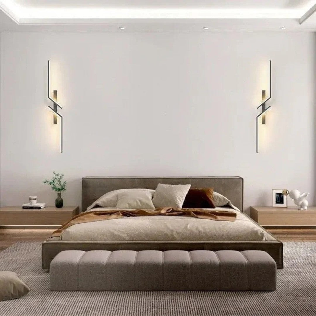 Nowoczesna Geometryczna Lampa Ścienna LED