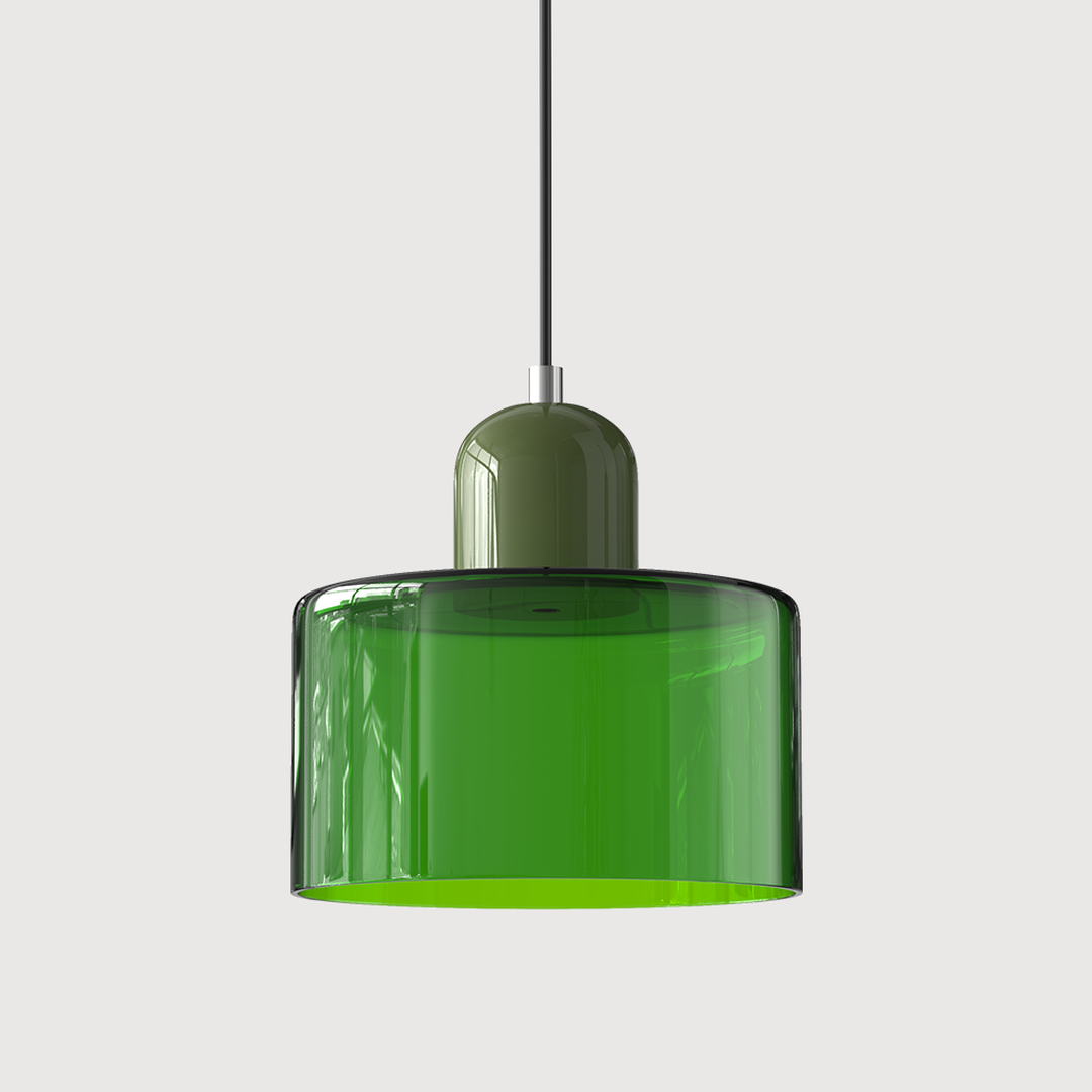 Szklana Lampa Wisząca Bauhaus