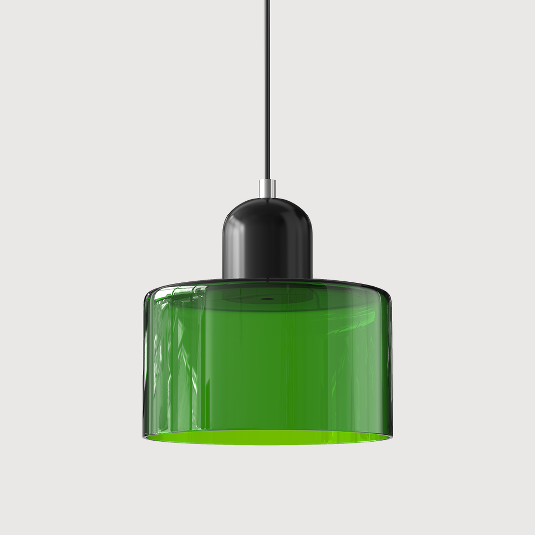 Szklana Lampa Wisząca Bauhaus