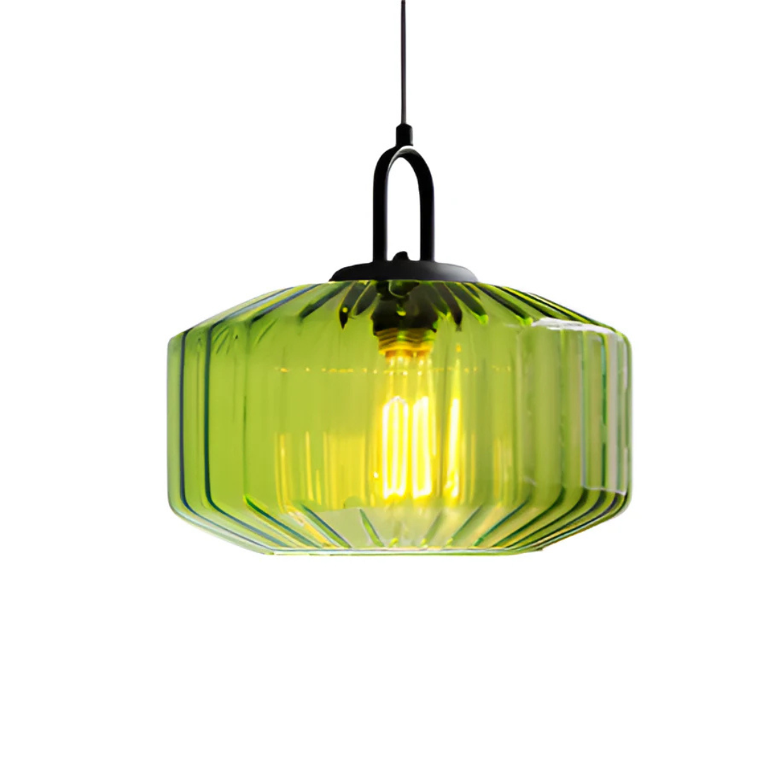 Kolorowa Szklana Lampa Wisząca