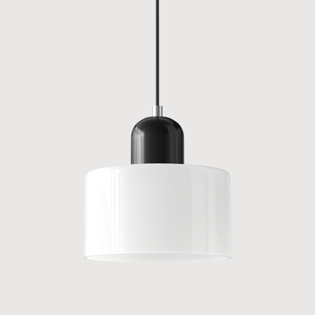 Szklana Lampa Wisząca Bauhaus