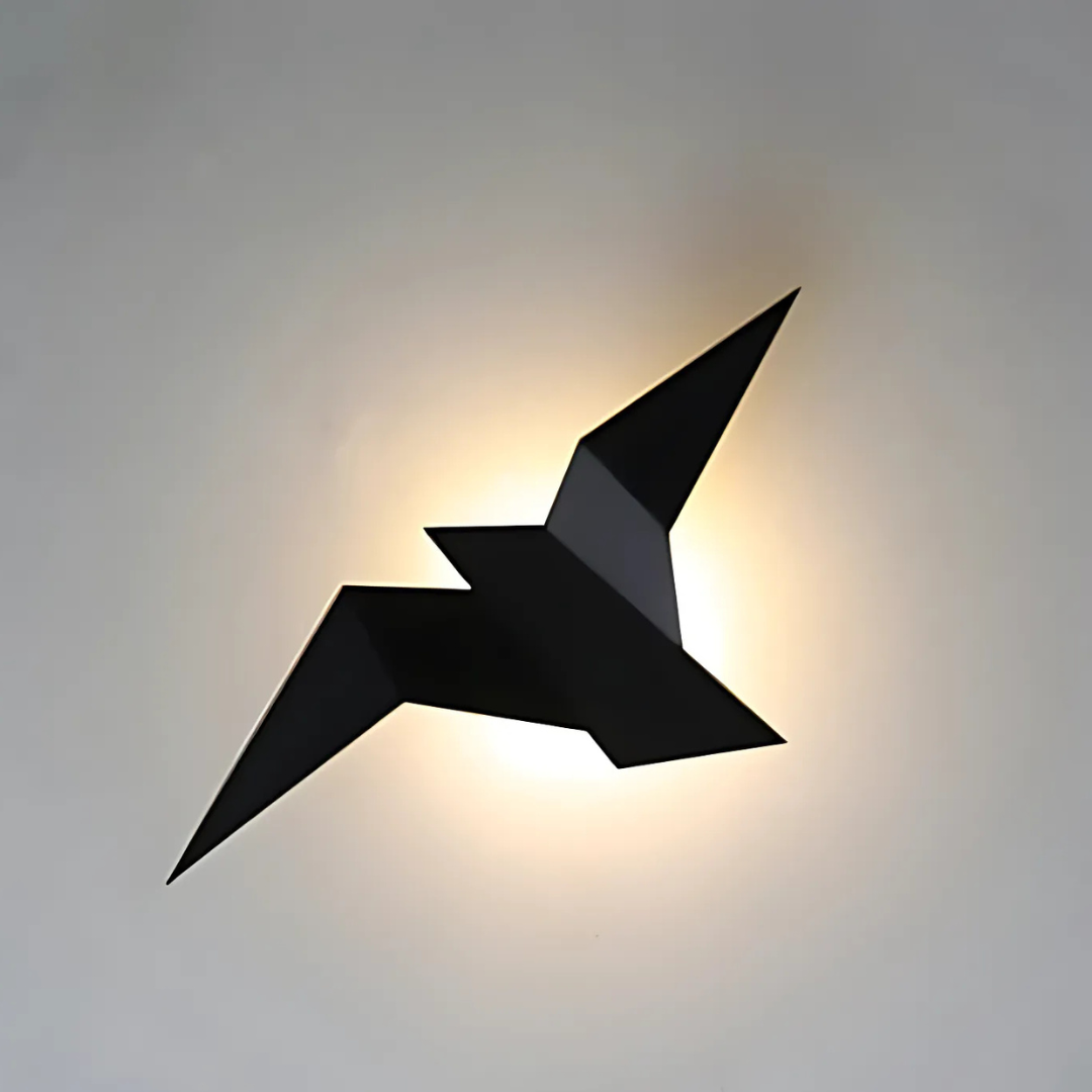 Lampa Ścienna LED W Kształcie Ptaka Origami