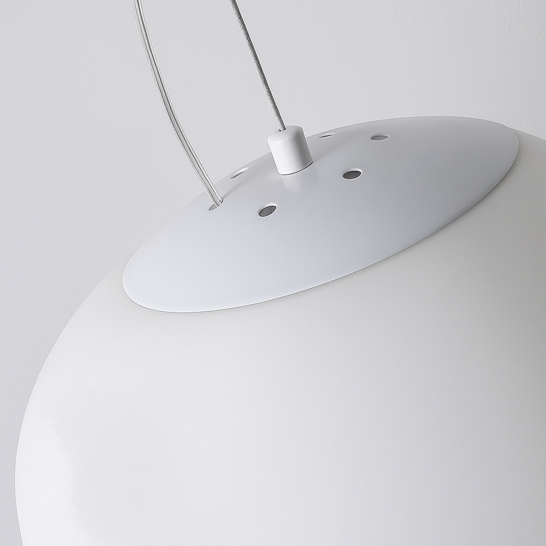 Minimalistyczna Okrągła Metalowa Lampa Wisząca