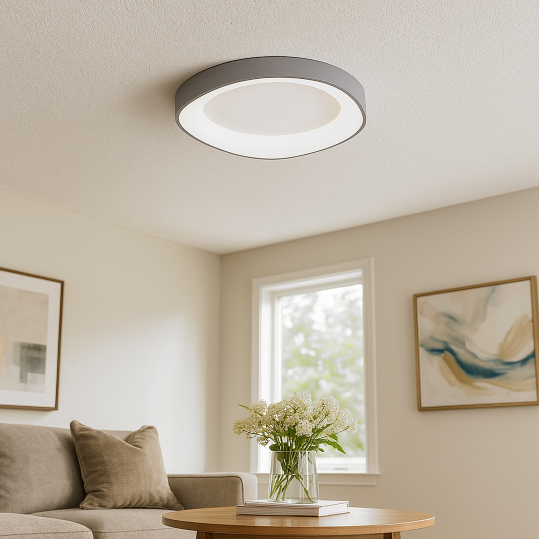 Nordycka Lampa Sufitowa Z Fakturą Drewna W Stylu Skandynawskim