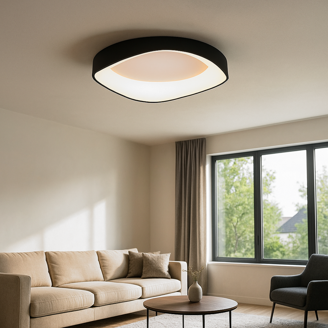 Nordycka Lampa Sufitowa Z Fakturą Drewna W Stylu Skandynawskim