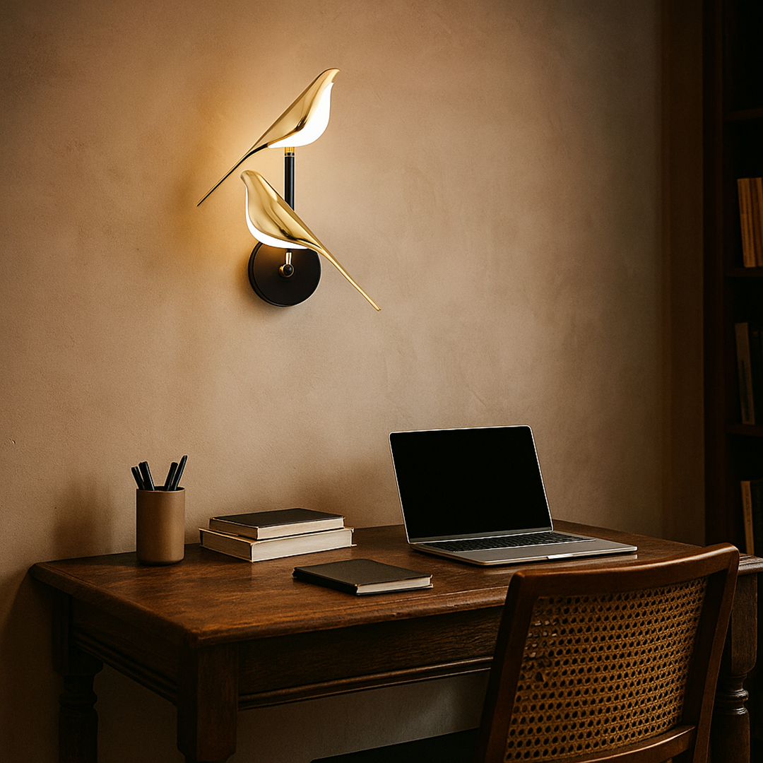 Lampa Ścienna LED w Kształcie Ptaka