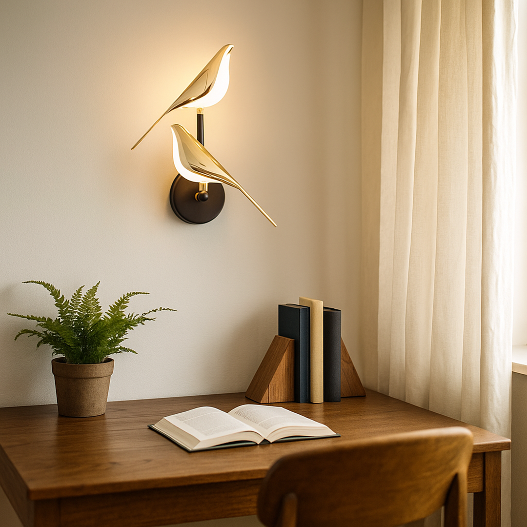 Lampa Ścienna LED w Kształcie Ptaka