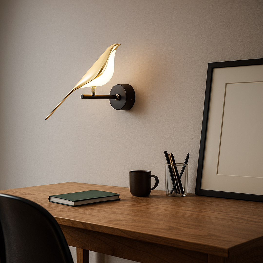 Lampa Ścienna LED w Kształcie Ptaka