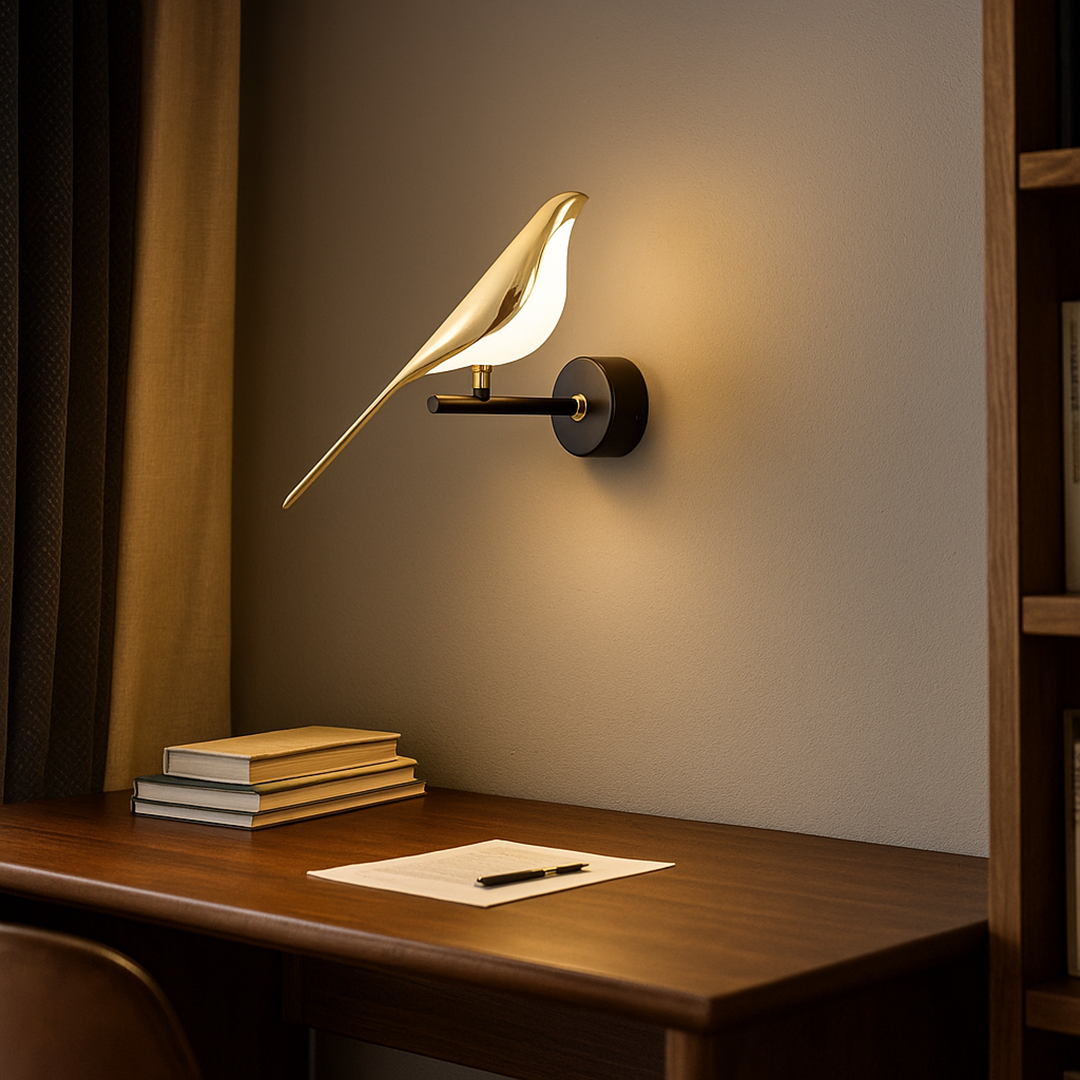 Lampa Ścienna LED w Kształcie Ptaka