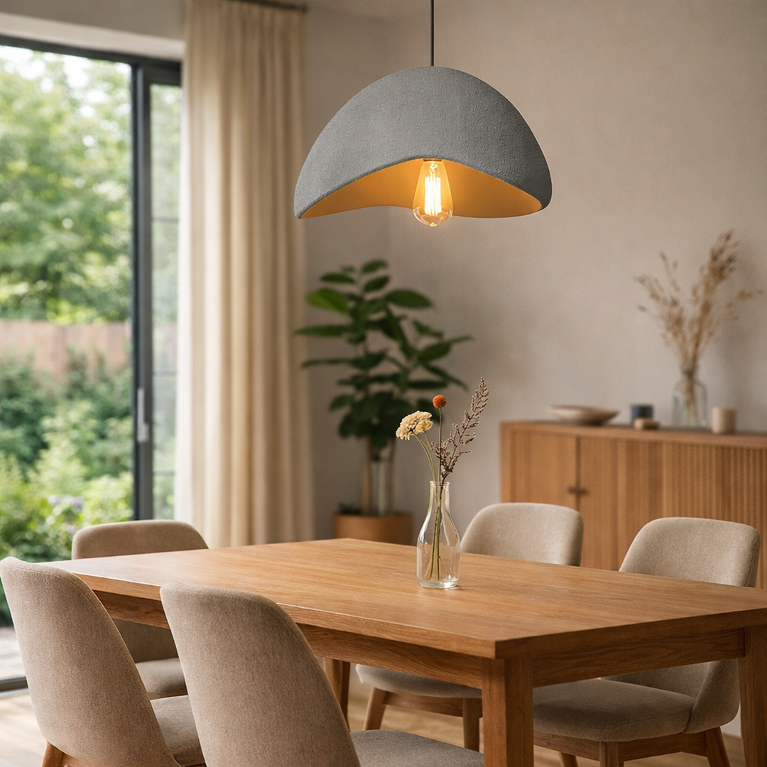 Lampa Wisząca w Stylu Japońskim – Sufitowe Oświetlenie w Kształcie Kokonu