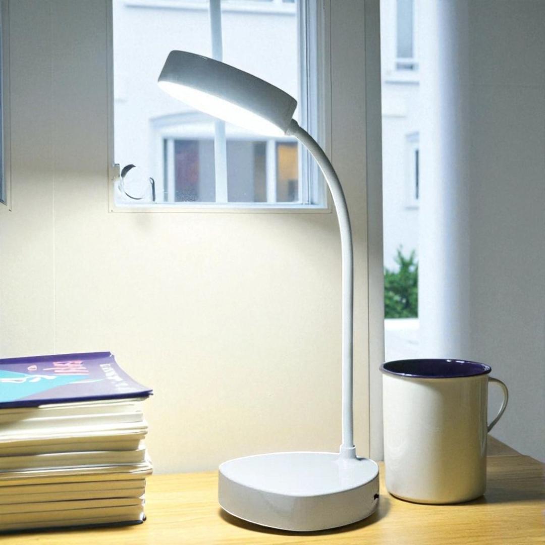 Lampa Biurkowa LED Z Regulacją Jasności I Zintegrowanym Światłem