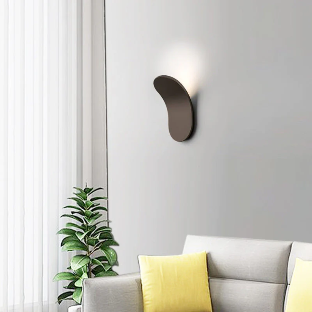 Zakrzywiona Skandynawska Lampa Ścienna