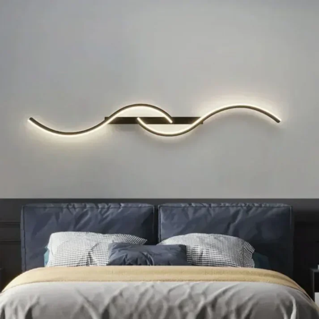 Nowoczesna Zakrzywiona Lampa Ścienna LED