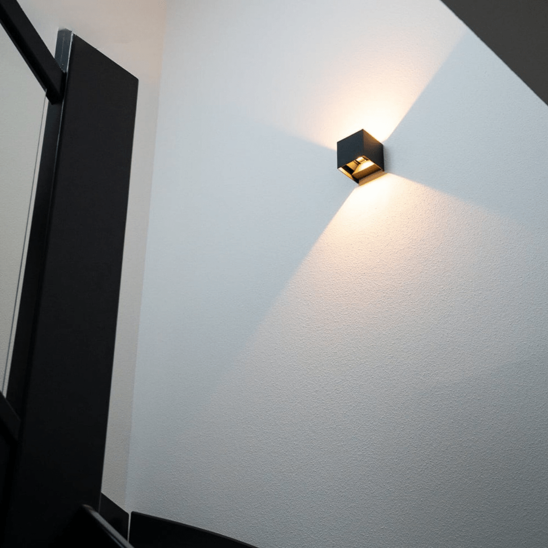 Bezprzewodowa Kostkowa Lampa Ścienna LED