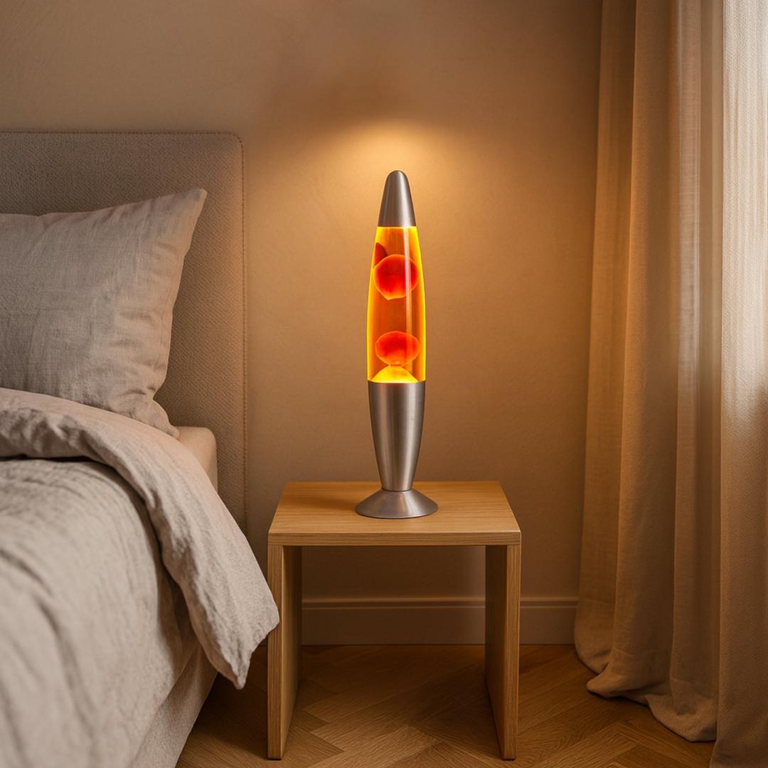 Retro Lampa LED Lava Z Zmieniającymi Się Kolorami