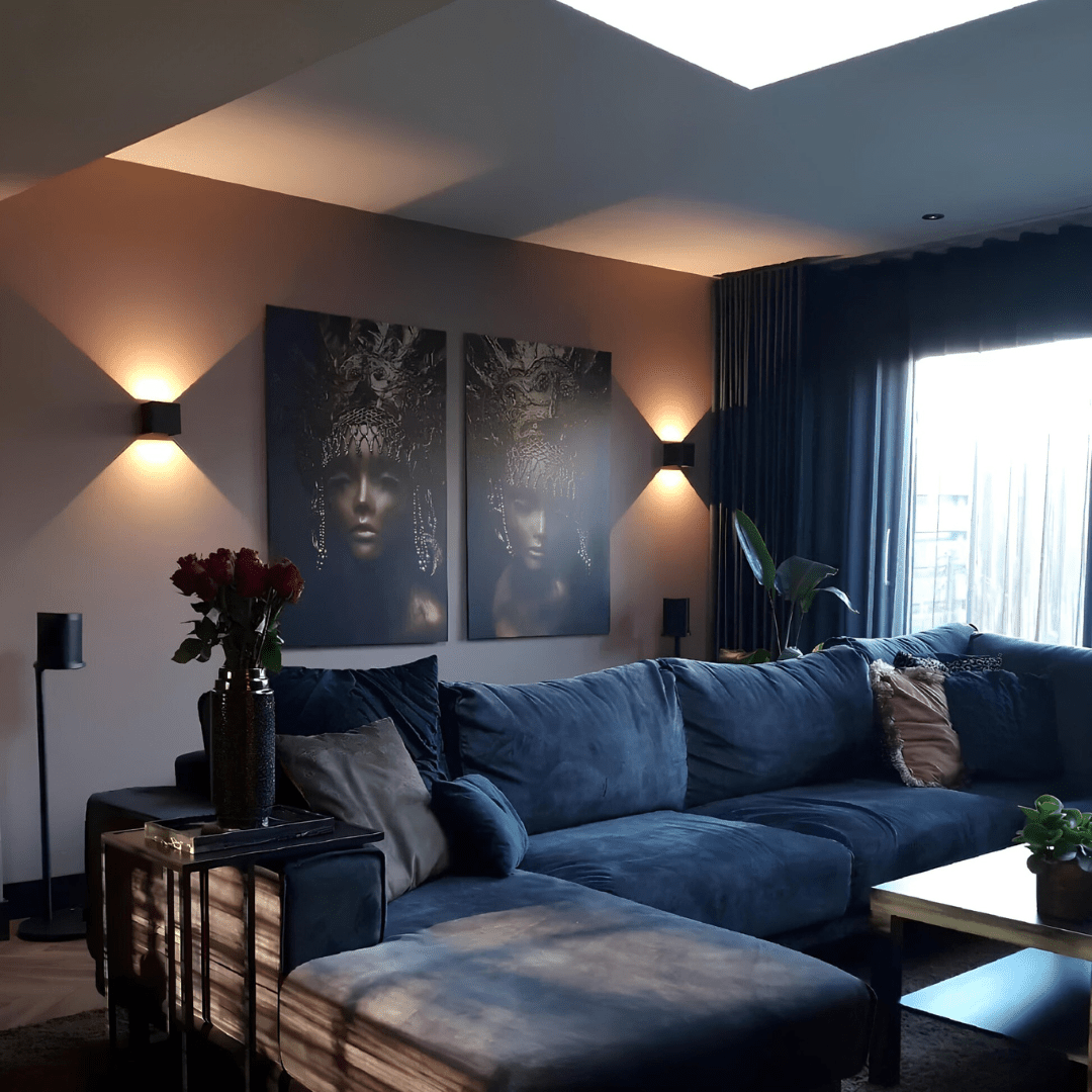 Bezprzewodowa Kostkowa Lampa Ścienna LED