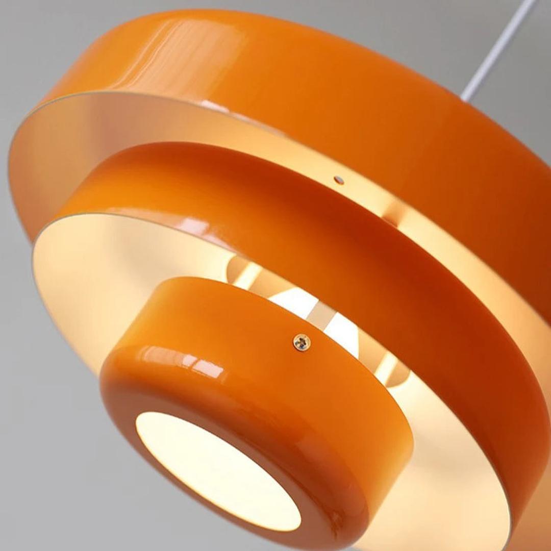 Włoska Metalowa Lampa Wisząca