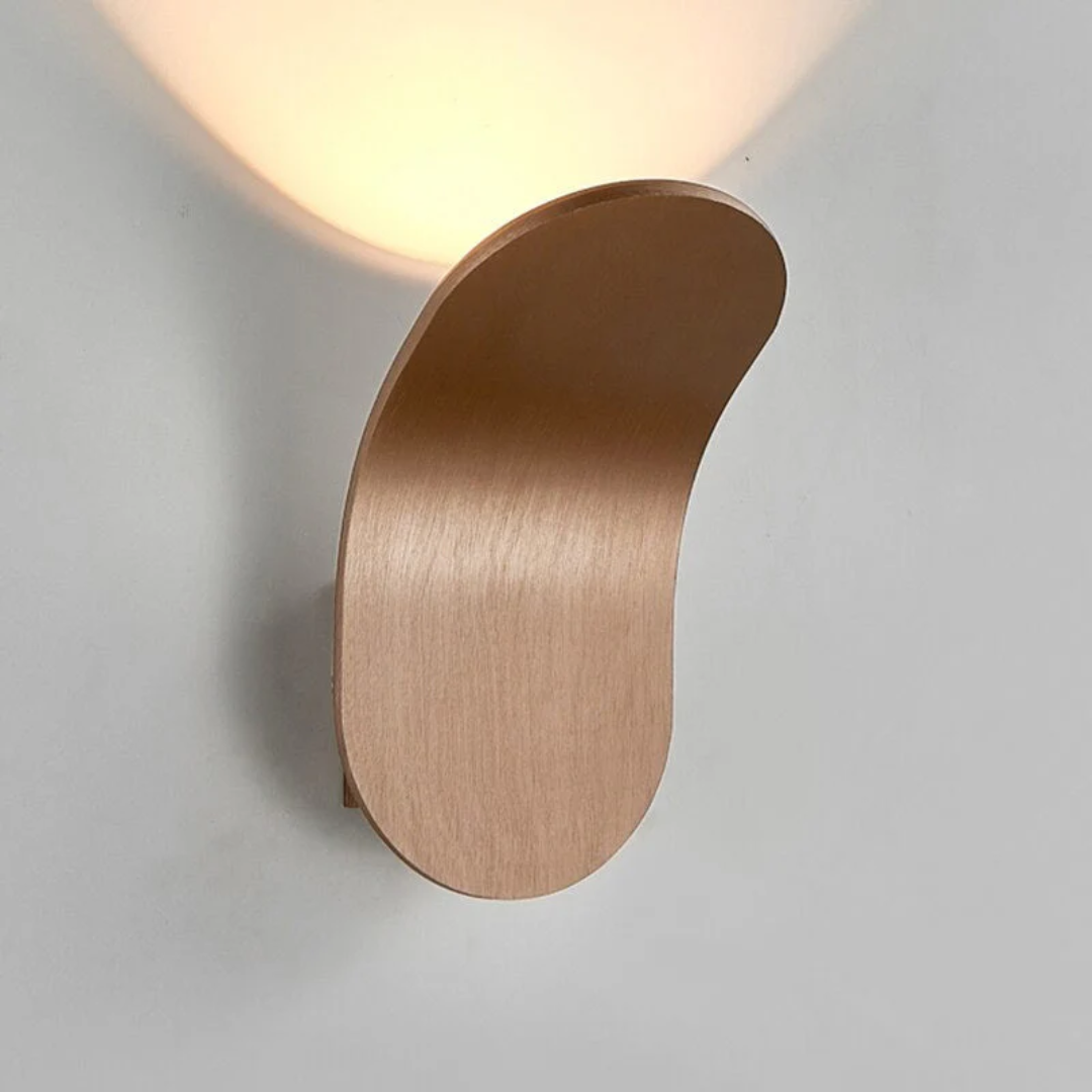Zakrzywiona Skandynawska Lampa Ścienna