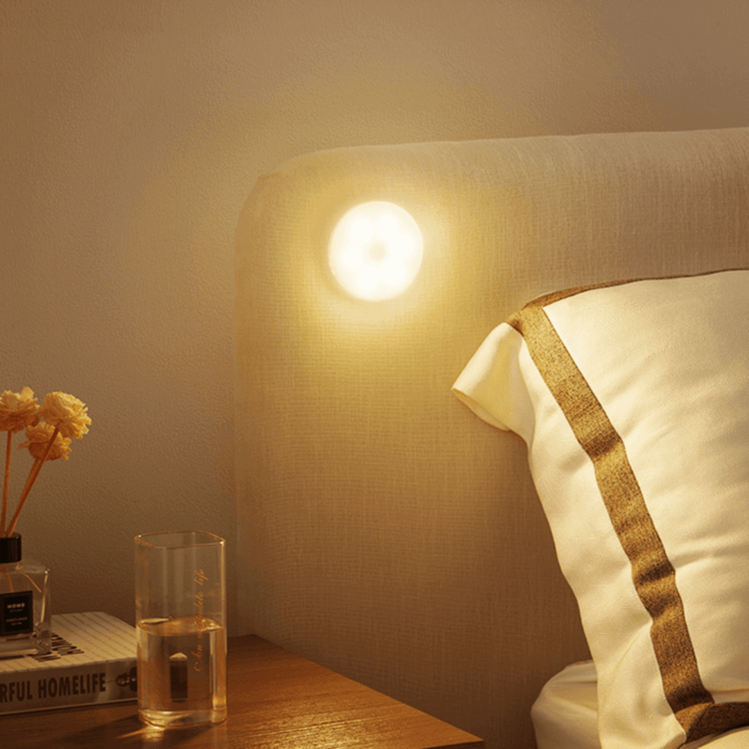 Okrągła Lampa Ścienna LED Z Czujnikiem Ruchu