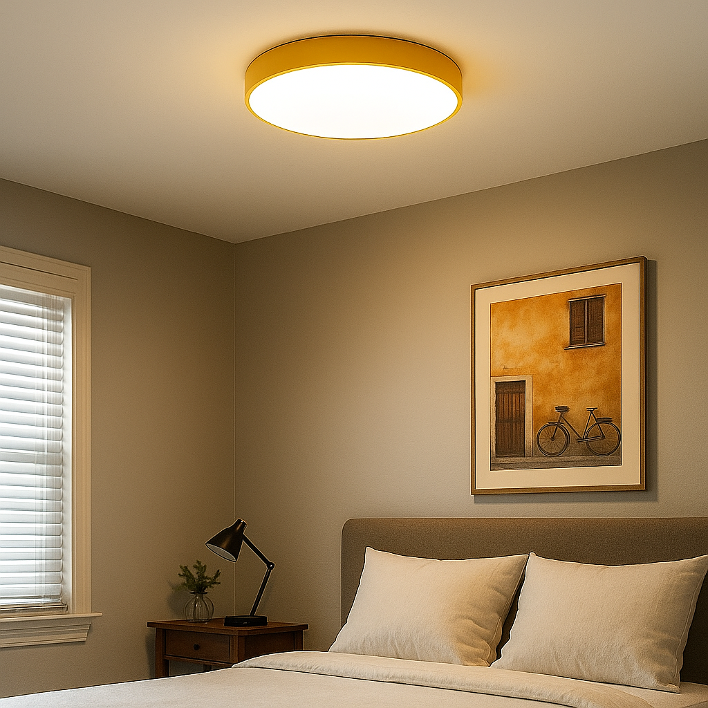 Lampa sufitowa LED okrągła styl