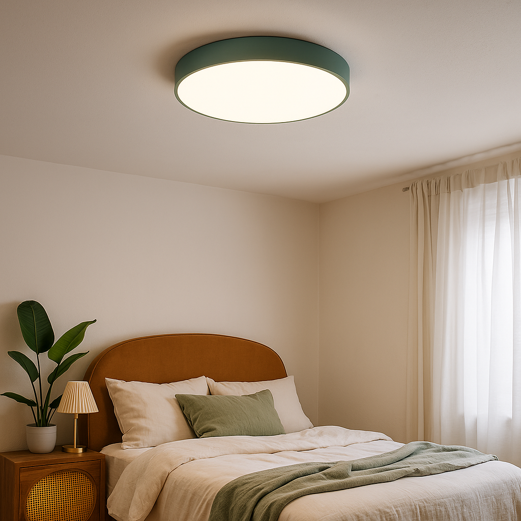 Lampa sufitowa LED okrągła styl