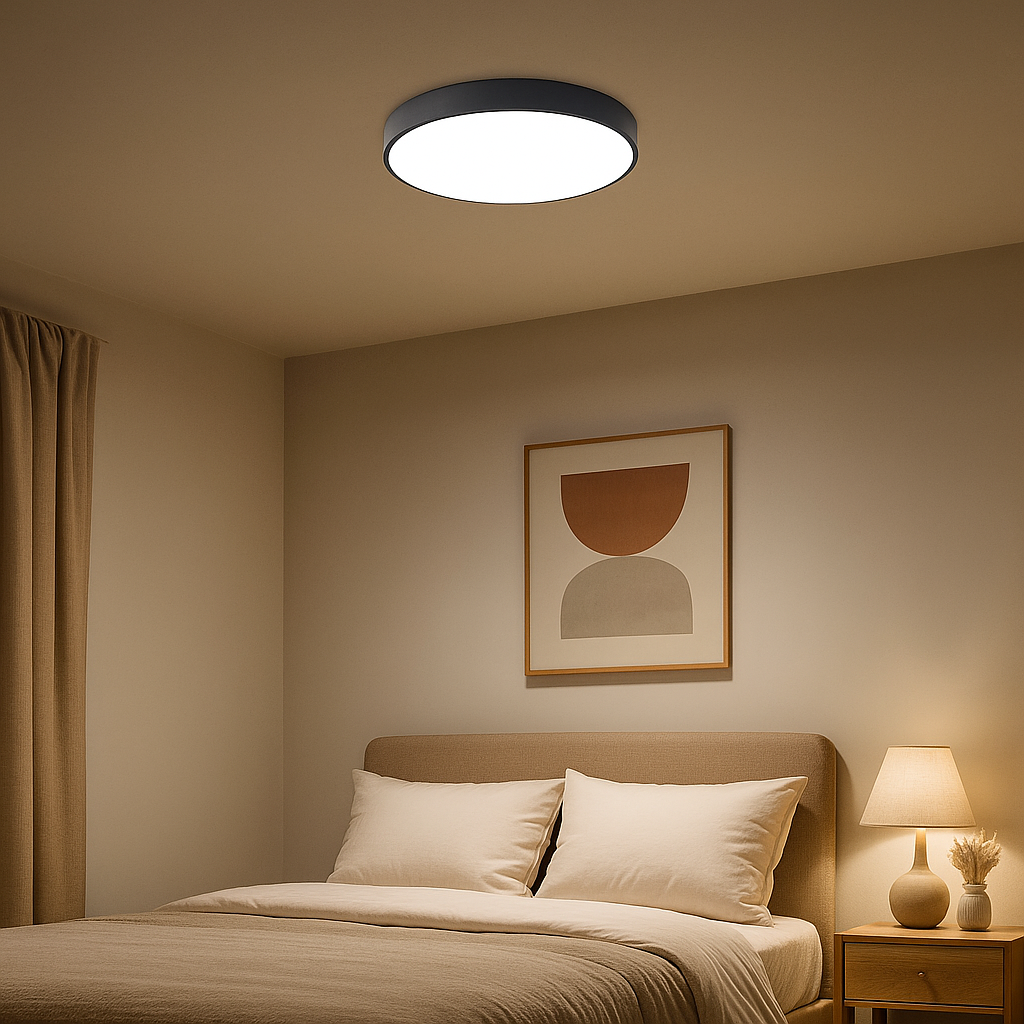 Lampa sufitowa LED okrągła styl