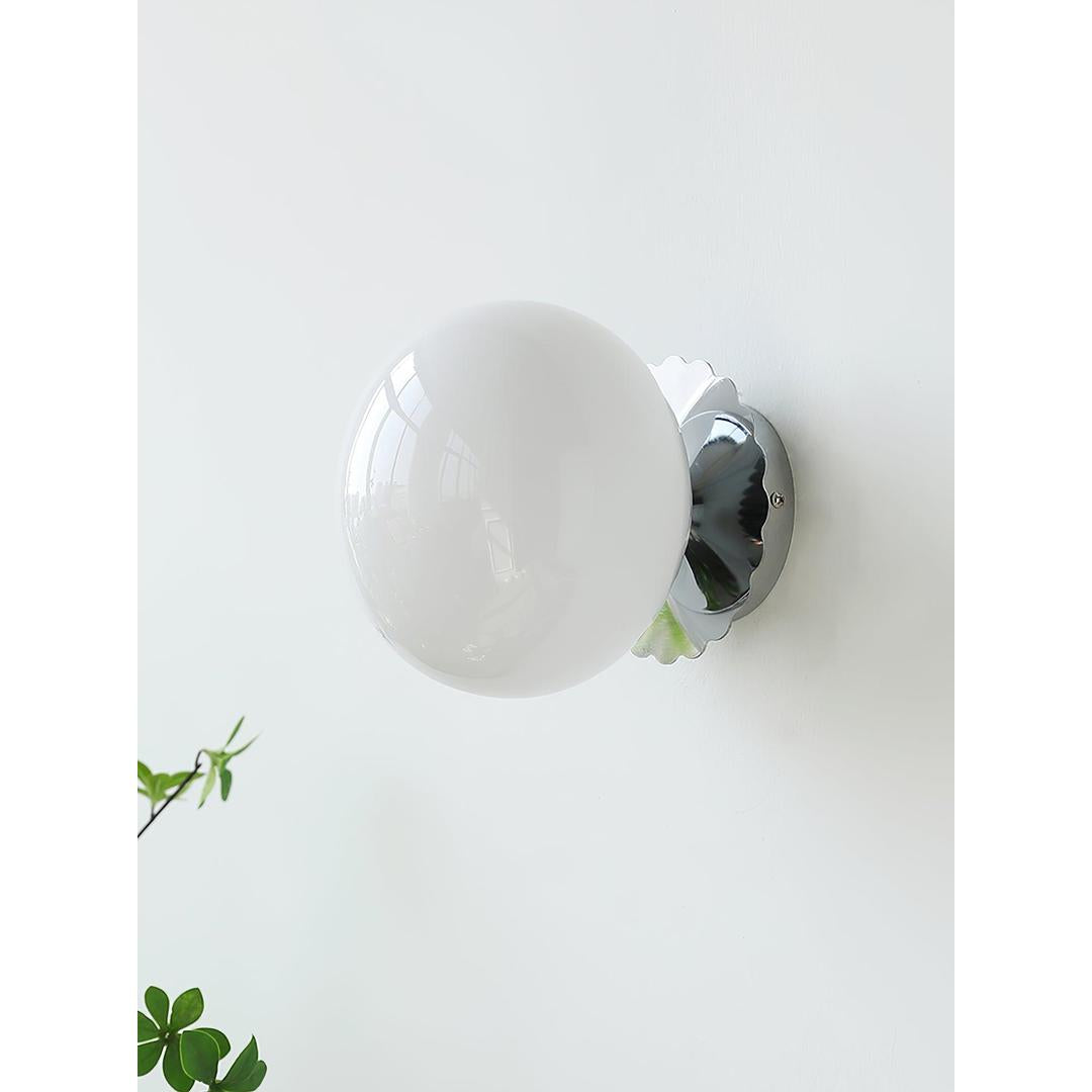 Nowoczesna Lampa Ścienna Ze Szklaną Kulą
