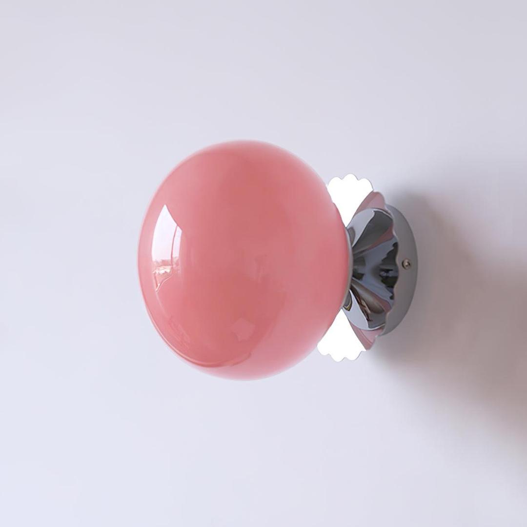 Nowoczesna Lampa Ścienna Ze Szklaną Kulą