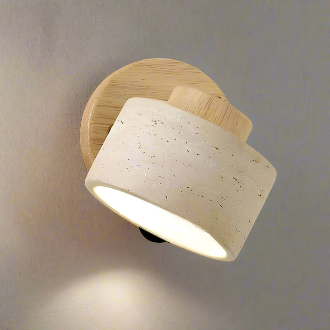 Regulowana Betonowa Lampa Ścienna LED