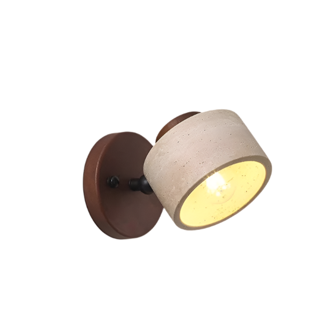 Regulowana Betonowa Lampa Ścienna LED