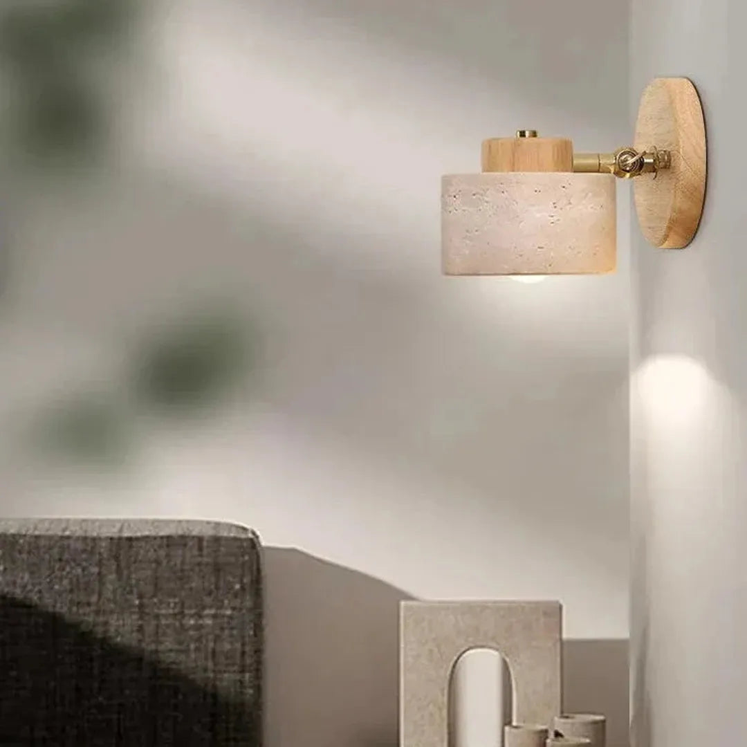 Regulowana Betonowa Lampa Ścienna LED