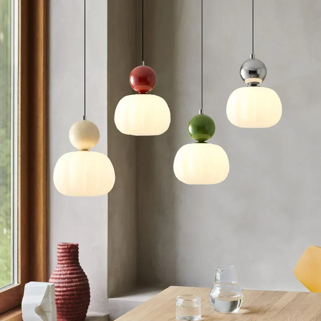 Lampa Wisząca Art Deco Ze Szkła I Złota
