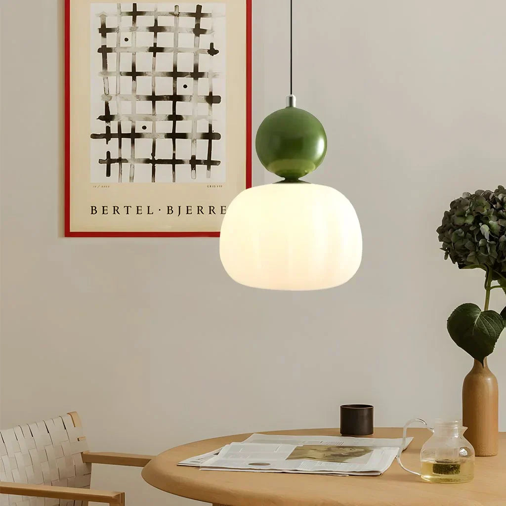 Lampa Wisząca Art Deco Ze Szkła I Złota