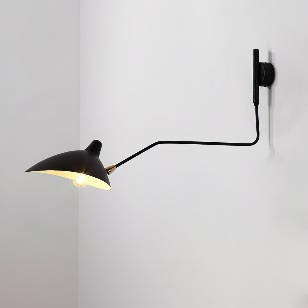 Nowoczesna Regulowana Metalowa Lampa Ścienna