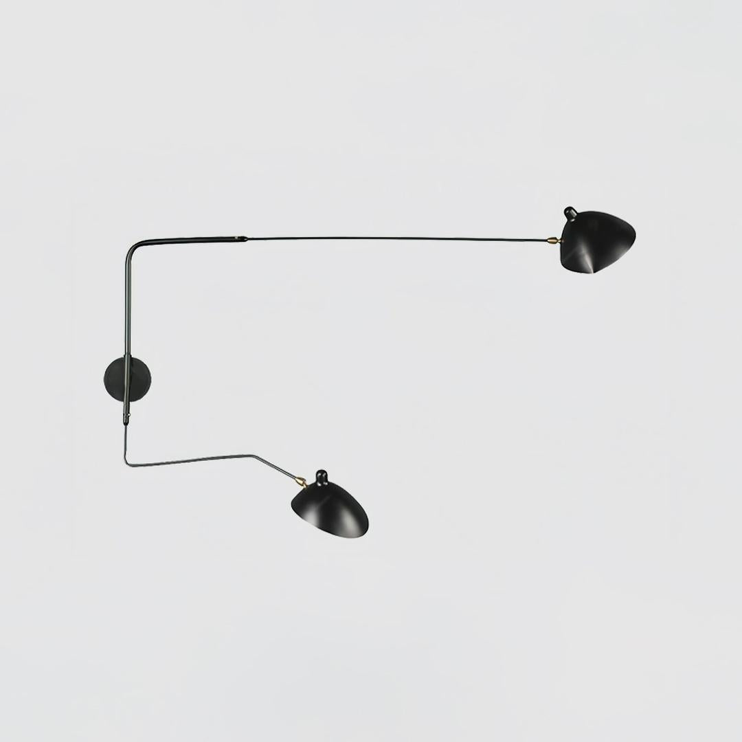 Nowoczesna Regulowana Metalowa Lampa Ścienna