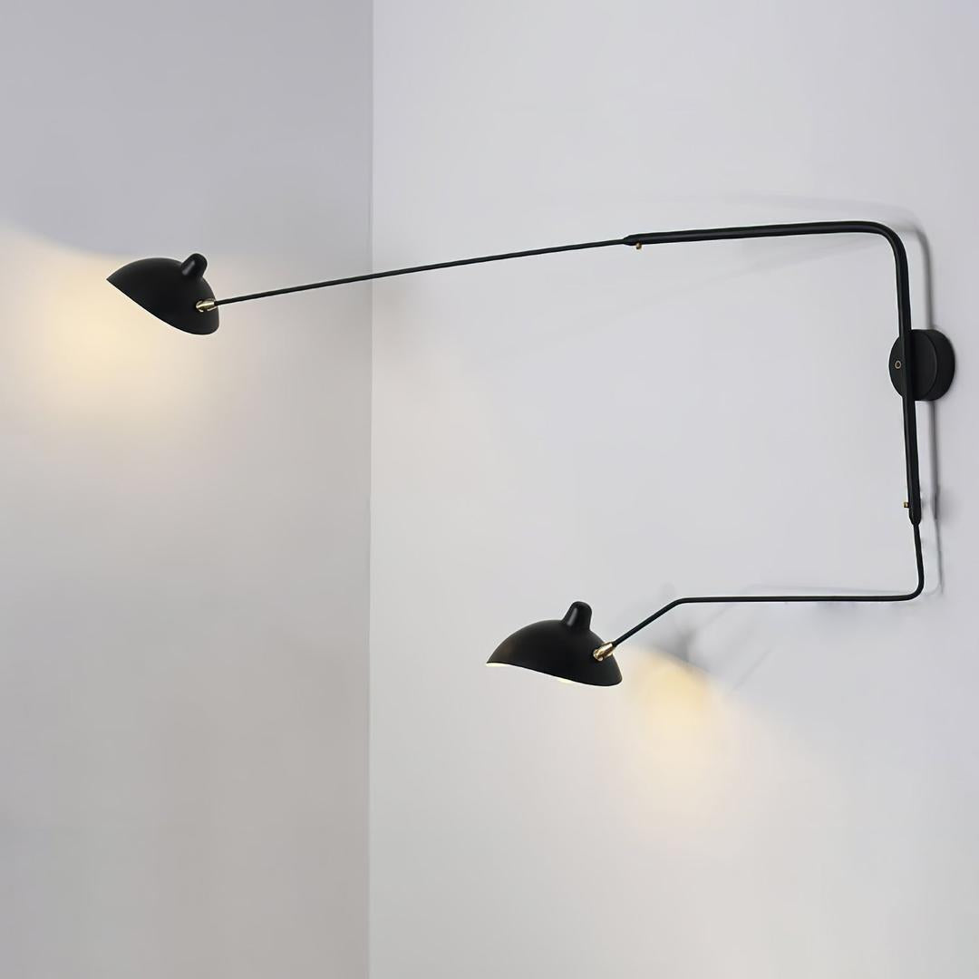 Nowoczesna Regulowana Metalowa Lampa Ścienna