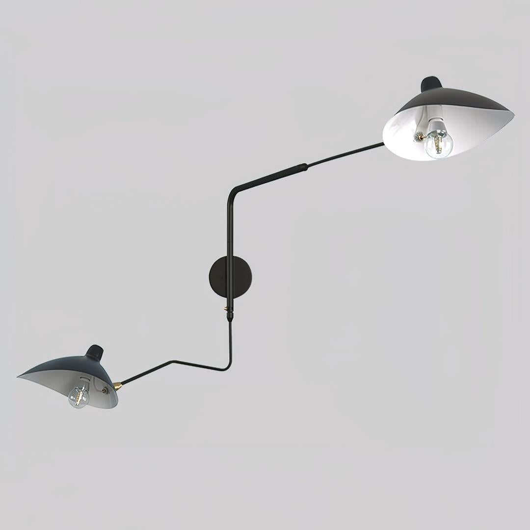 Nowoczesna Regulowana Metalowa Lampa Ścienna