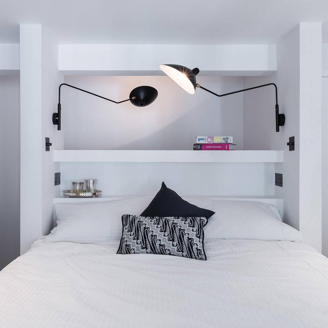 Nowoczesna Regulowana Metalowa Lampa Ścienna