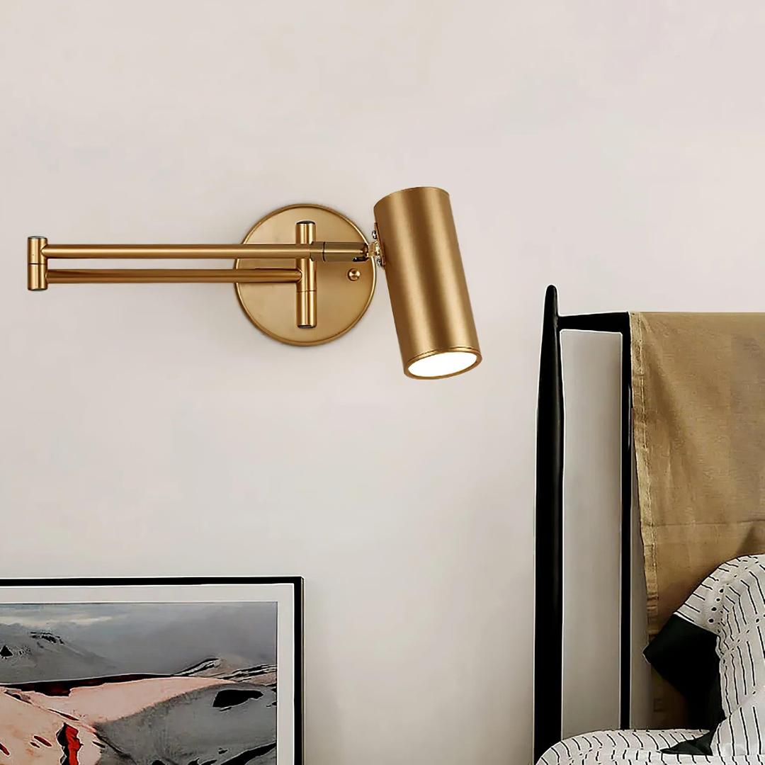 Regulowana Metalowa Lampa Ścienna