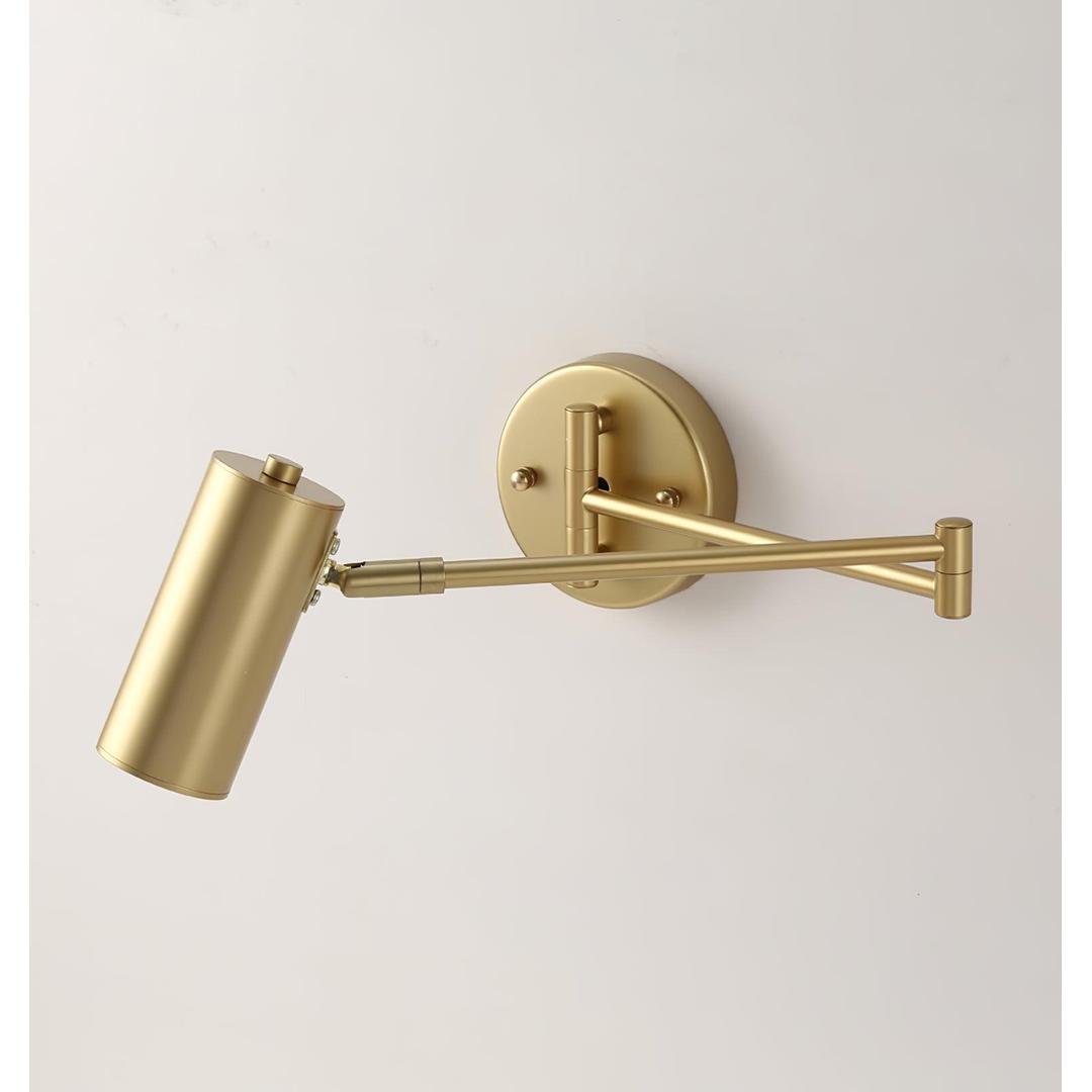Regulowana Metalowa Lampa Ścienna