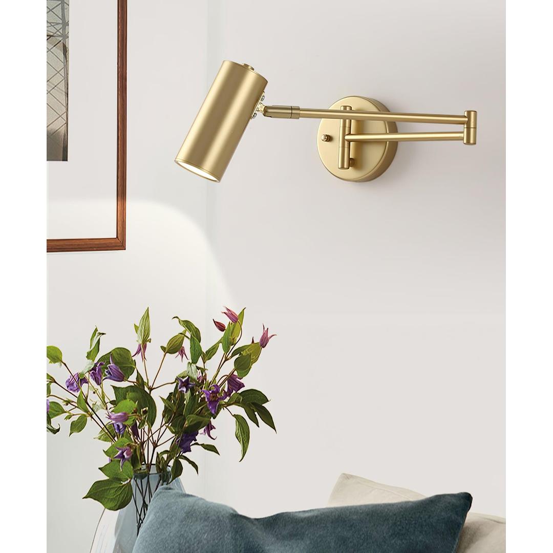 Regulowana Metalowa Lampa Ścienna