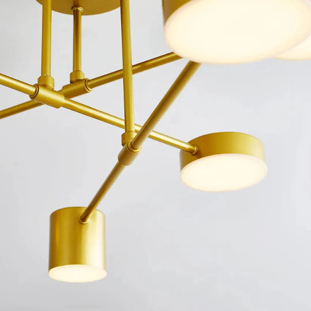 Sufitowa Lampa Z Regulacją Koloru I Sześcioma Punktami Światła