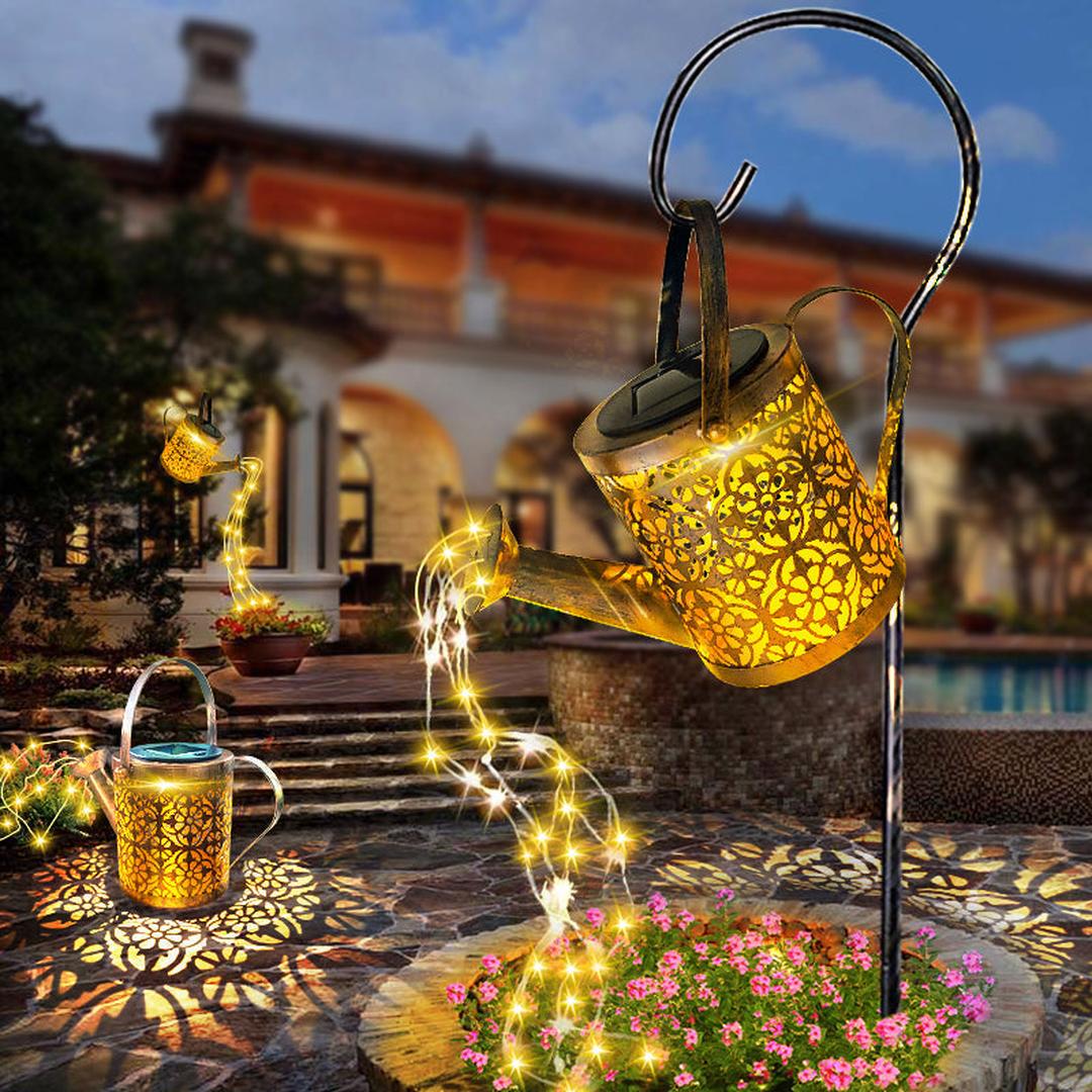 Zewnętrzna Solarna Lampa Ogrodowa Konewka