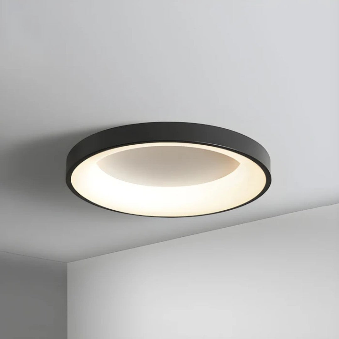Minimalistyczna Sufitowa Lampa LED Z Kolorowym Wykończeniem