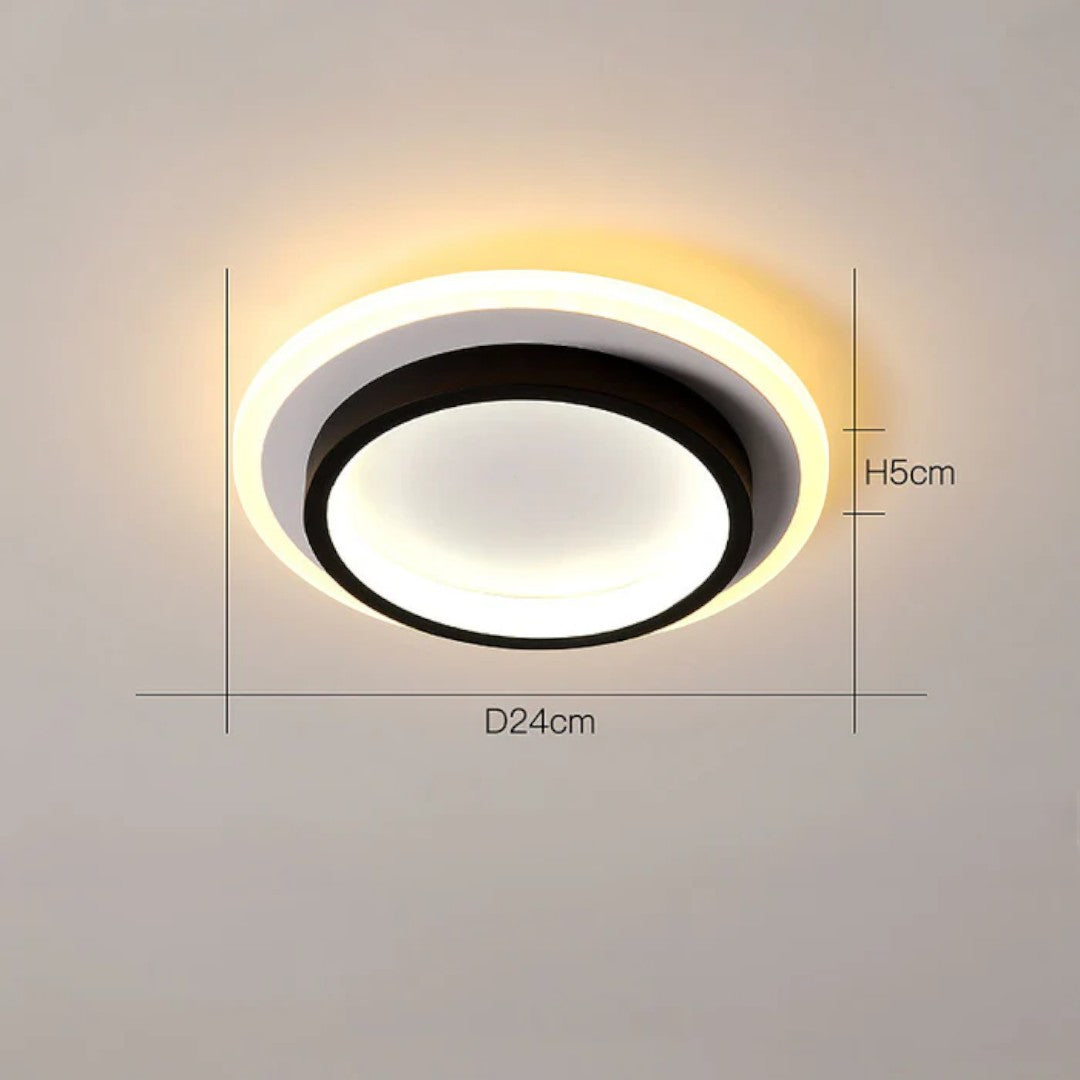 Nowoczesna Okrągła Lampa Sufitowa LED